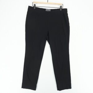 Oska‎ Pants Womens 2 (8/10) Black Straight Leg Stretch Pull On Trousers Comfort